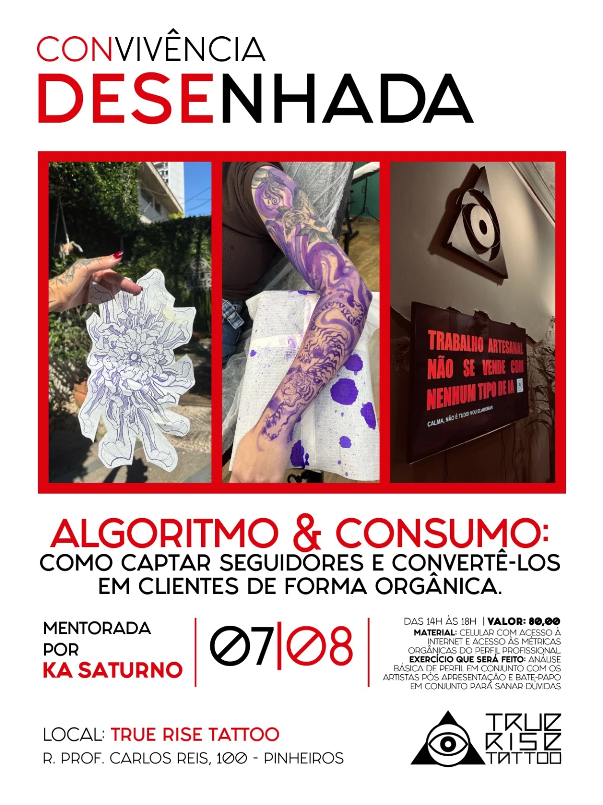 Algoritmo & Consumo — Convivência Desenhada