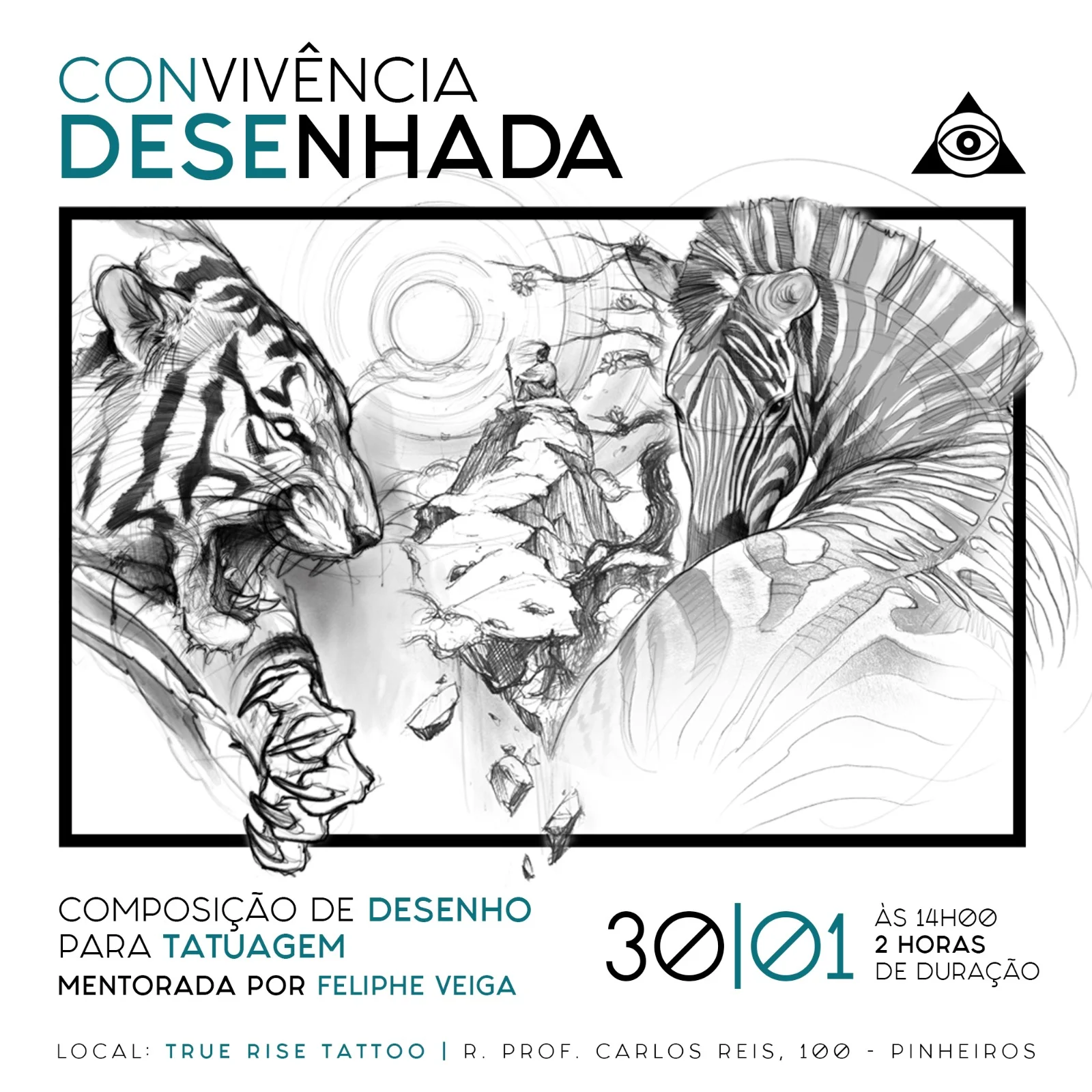Composição de Desenho para Tatuagem